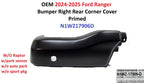 Right Rear Corner Cover for Ford Ranger (2024–2025) N1WZ17906D