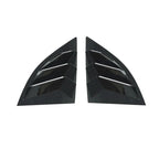 Gloss Black Rear Glass Duct Louver Vent Covers for Toyota Supra (2019–2025)