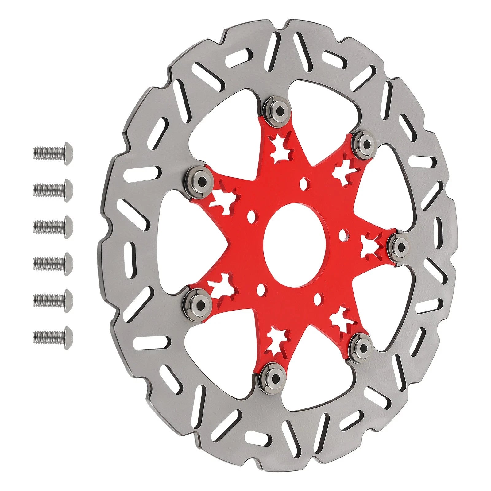 11.8" Front Brake Rotor Disc for Harley-Davidson Touring (2008–2019) Trike (2009–2019) Red