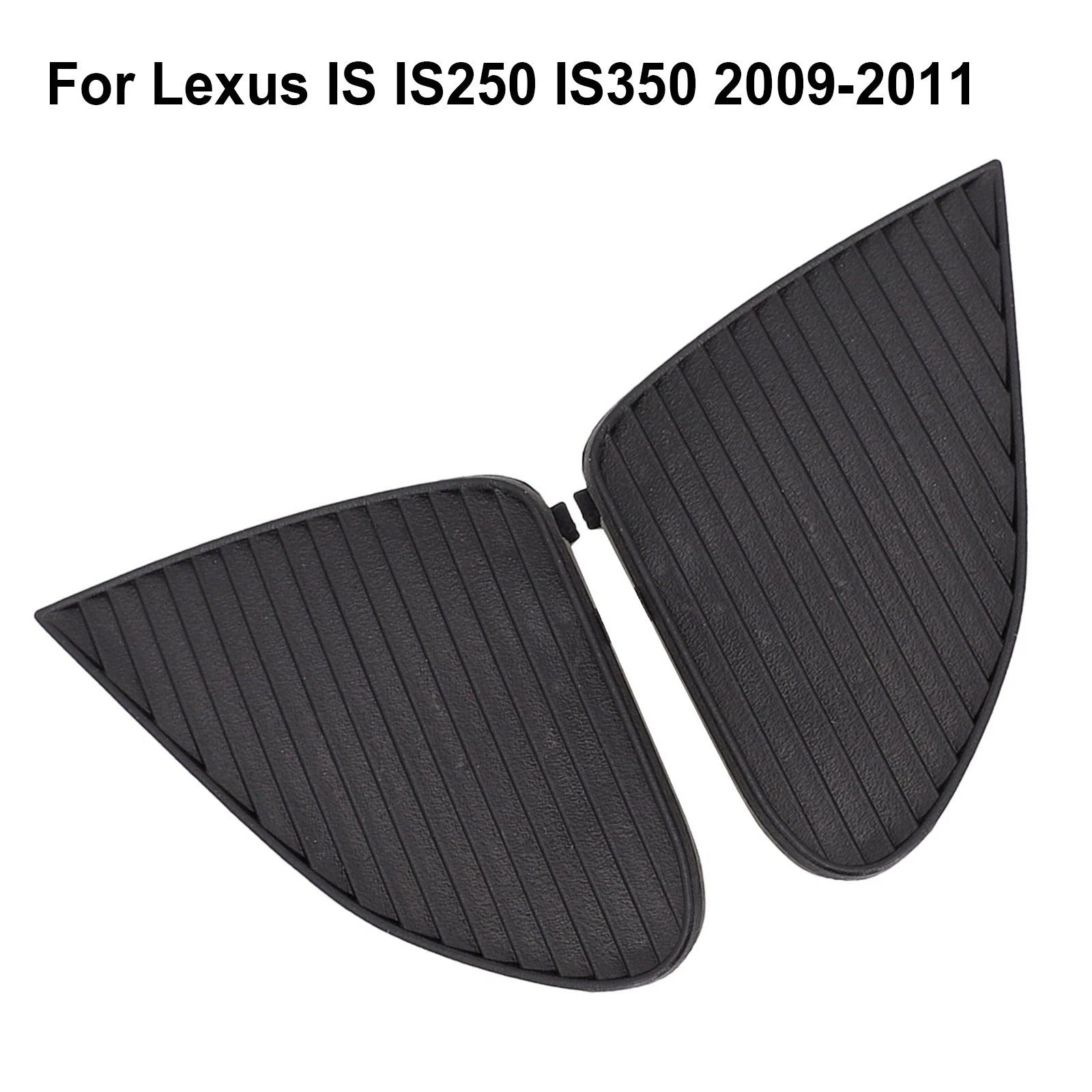 Fog Light Cover Trim for - Left & Right, Black