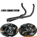 2-in-1 Exhaust System w/ End Cap for Harley Touring (2017-2023)