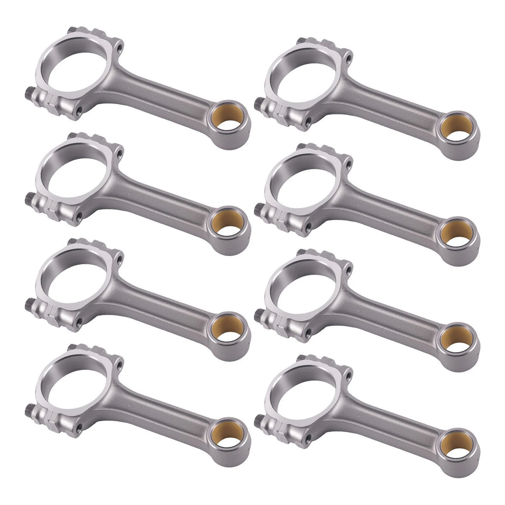 5.700" I-Beam 5140 Connecting Rods for SBC Chevy 350 (Bushed)
