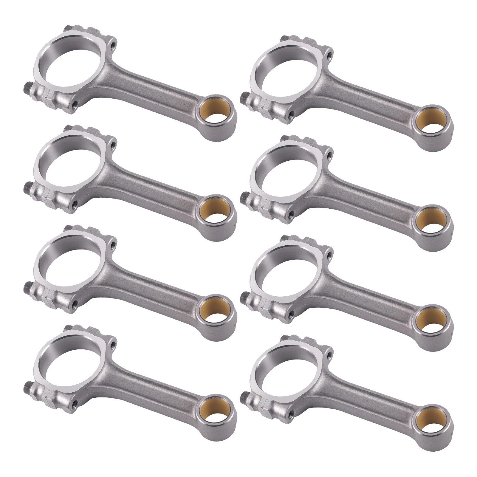 5.700" I-Beam 5140 Connecting Rods for SBC Chevy 350 (Bushed)