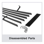 Chrome Wide Rivet Billet Grille Insert for Nissan Pickup (1986-1997)