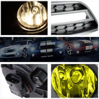 Set of 2 Amber Lens Fog Lights with Switch for Nissan Sentra (2013–2016)