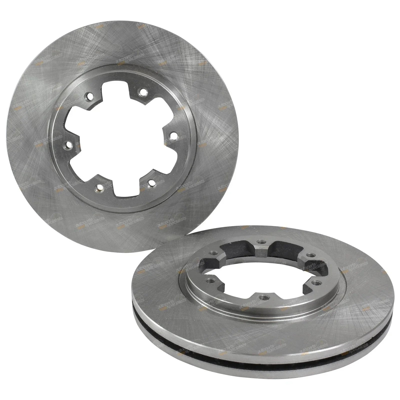 2x Front Disc Brake Rotors Navara D22 4x4 (1997 - 2001)