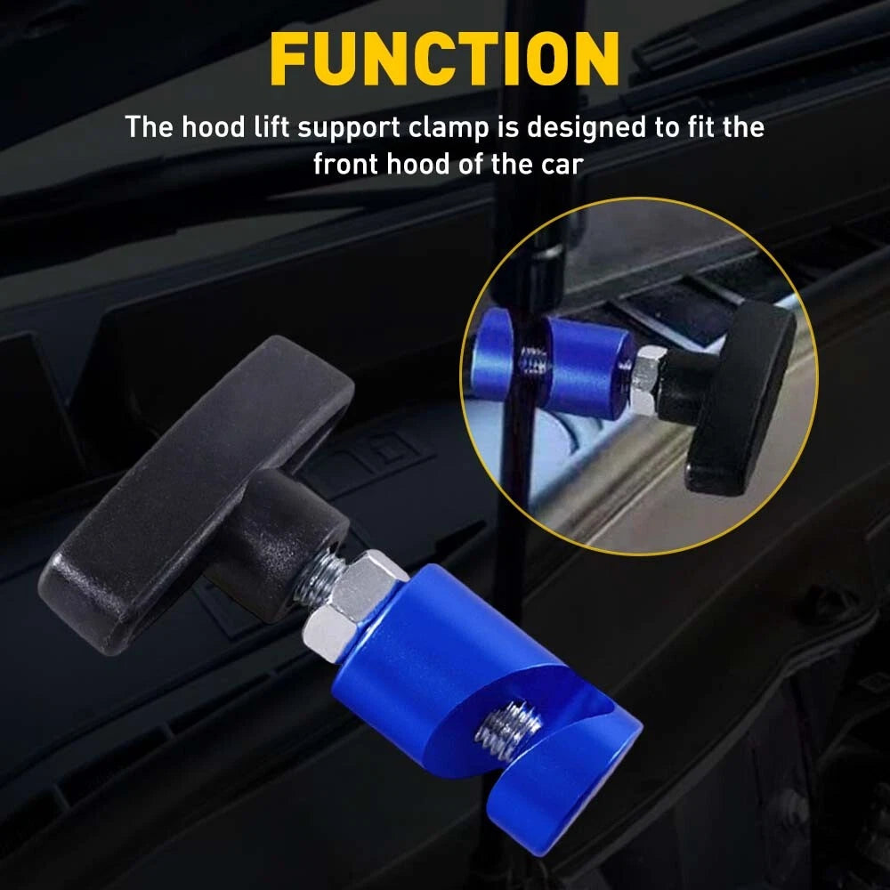 2X Hood Lift Support Clamp for Tailgate