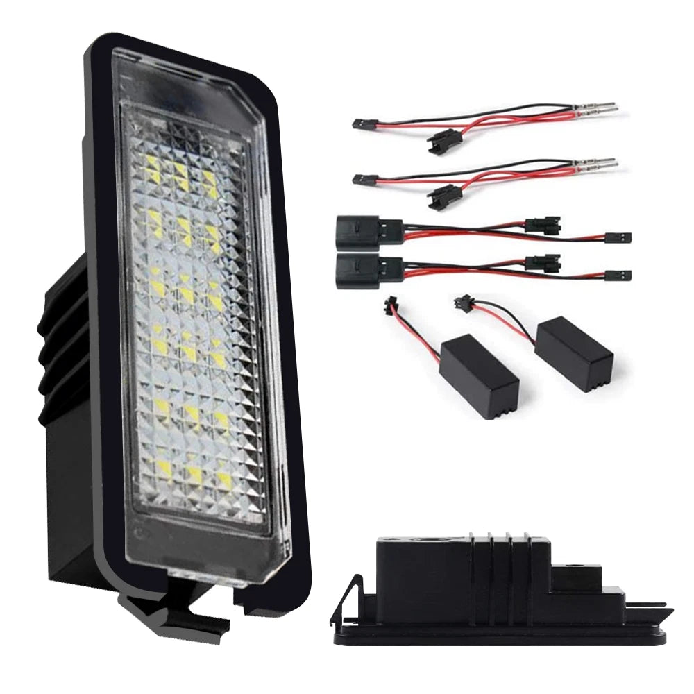 LED License Plate Light for VW T5, Caddy, Golf, Jetta, Passat, Skoda (2003–2023)