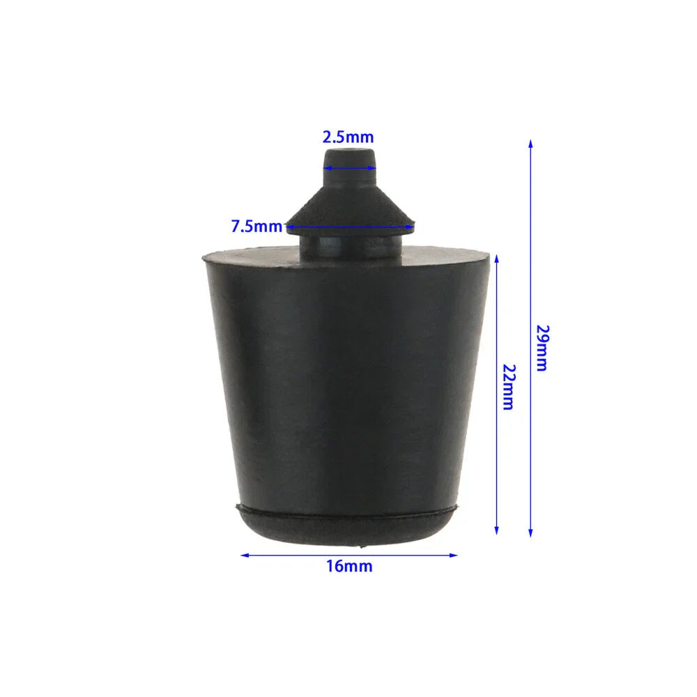 4 x Car Door Buffer Block Rubber Damper Black for Ford Escape, Ecosport (2013-2017)