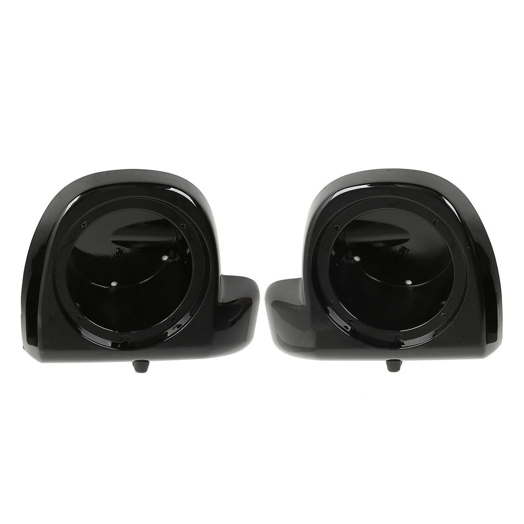 Speaker Pods for Harley Touring (2014–2024) - Black ABS, 6.5" Vented