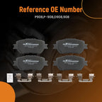 Front Ceramic Brake Pads Kit for Toyota Camry (2002–2006) P908