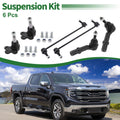 6X Front Suspension Kit Tie Rod Ends Sway Bar Link Ball Joint for GMC Acadia (2007–2016)