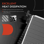 Radiator with Oil Cooler for Ford F-150 F-250 Expedition (1997–1998)