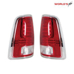 Set of 2 LED Tail Lights for Ram 1500 2500 3500 (2013–2018) Chrome Trim