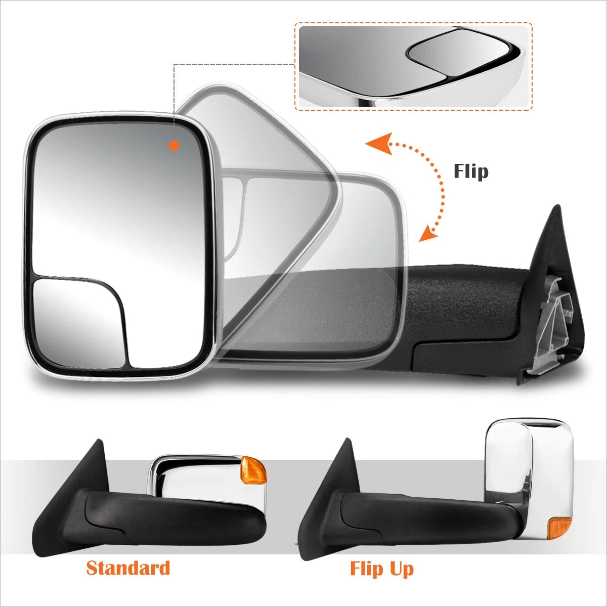 Power Heated Turn Signal Side Mirror for Kia Rio (2014–2017)
