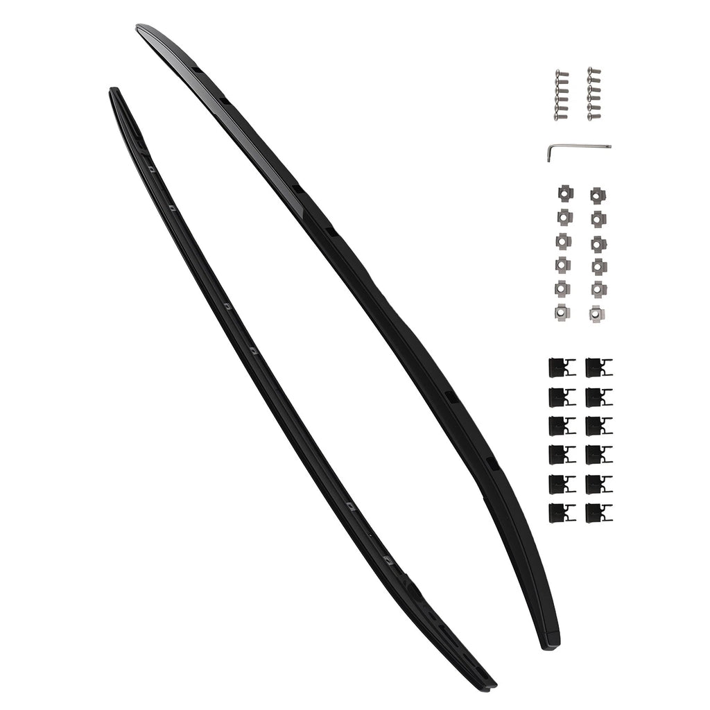 Black Roof Rack Kit for Mazda CX-5 (2017–2024) Aluminum Side Rails