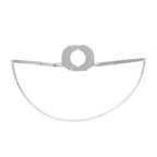 Horn Ring Replacement 2-Spoke Chrome for Ford Mustang (1968–1969)