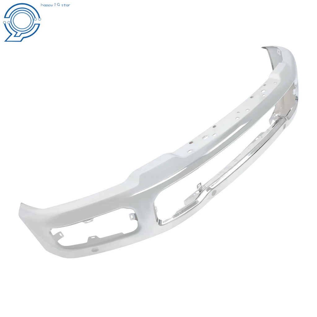 Chrome Front Bumper for Ford F250 F350 (2023–2025) with Fog & Sensor Holes