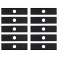 Set of 10 Edger Blades 8" x 2" for Echo, Stihl, Husqvarna, Ryobi