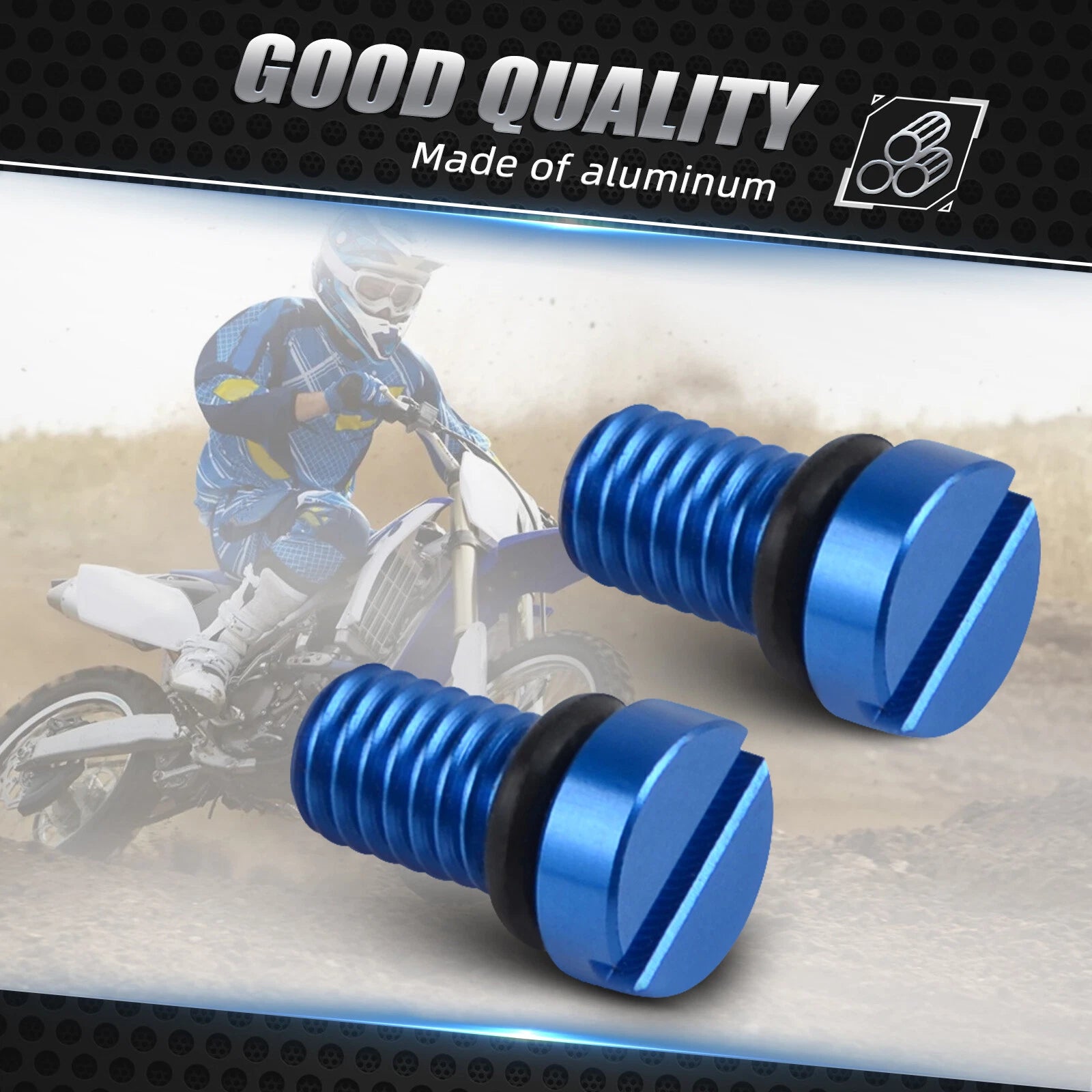 M5 Front Fork Air Valve Screws Bolts for Yamaha YZ 250F 400F 426F 450F (2001–2021)