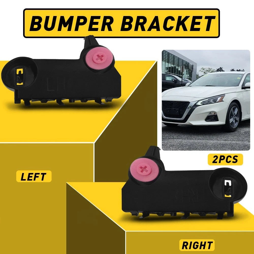 Set of 2 Front Bumper Brackets Retainers for Nissan Altima (2019–2021)