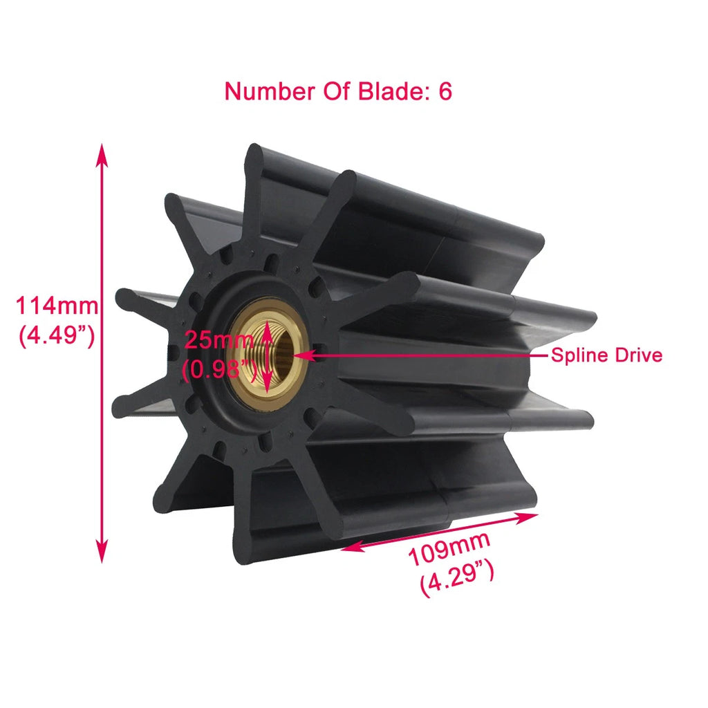 Marine Impeller for Sherwood G2201 G22011-01 G22012X 22000K