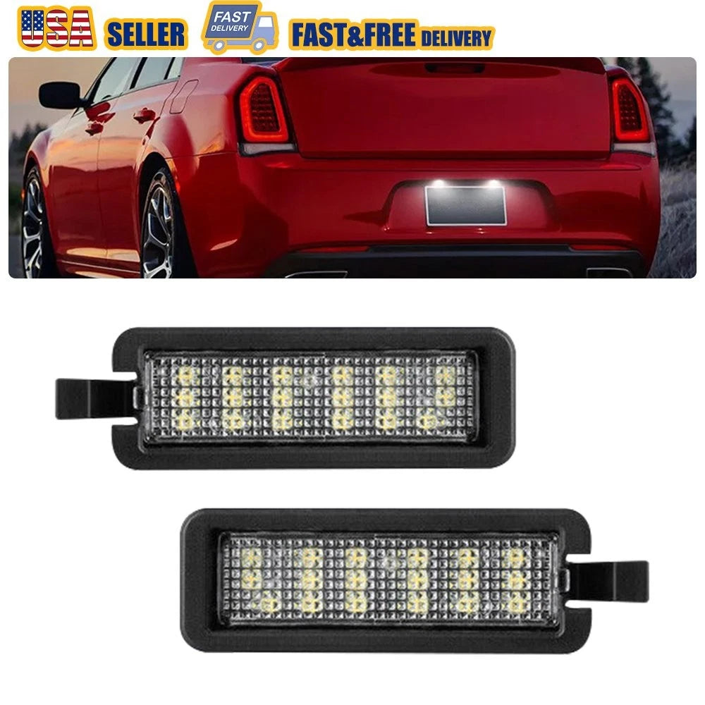 LED License Plate Light Lamps for Chrysler 300 Pacifica (2015–2023)