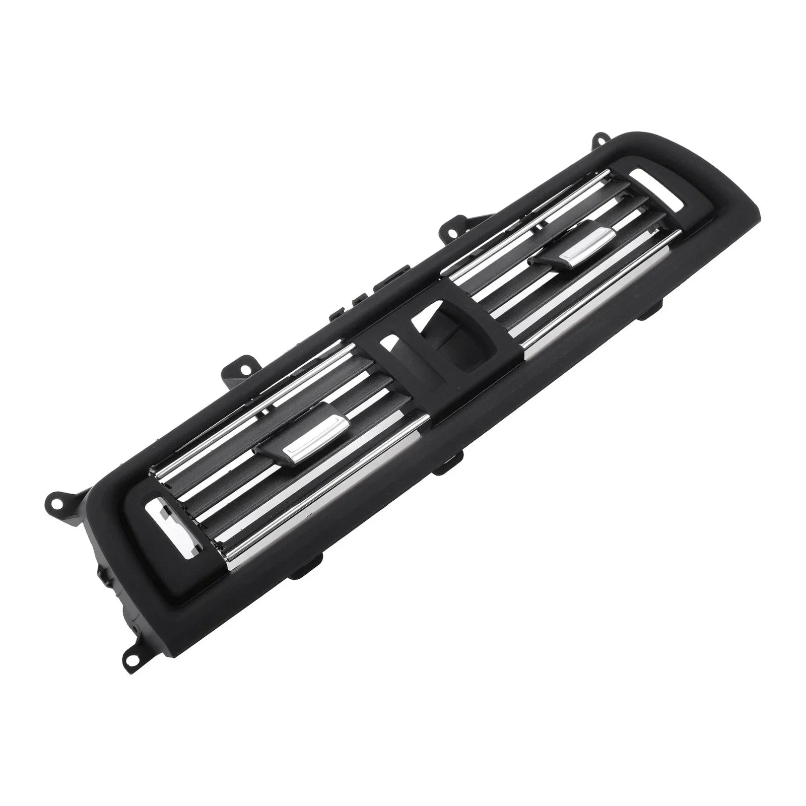 Center Dash A/C Outlet for BMW 550i (2010-2015) Black Silver Tone