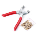 Grommet Pliers with 100 Eyelets Kit for DIY Shoes Clothes