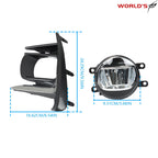 LED DRL Fog Lights for Toyota Sienna (2018–2020)