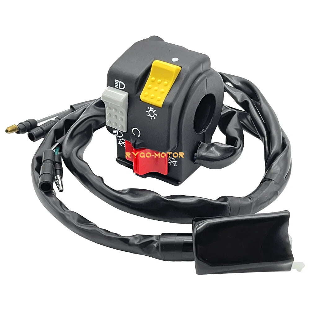 Handlebar Kill Switch Start Stop Headlight for Honda TRX250X (1987–1992)