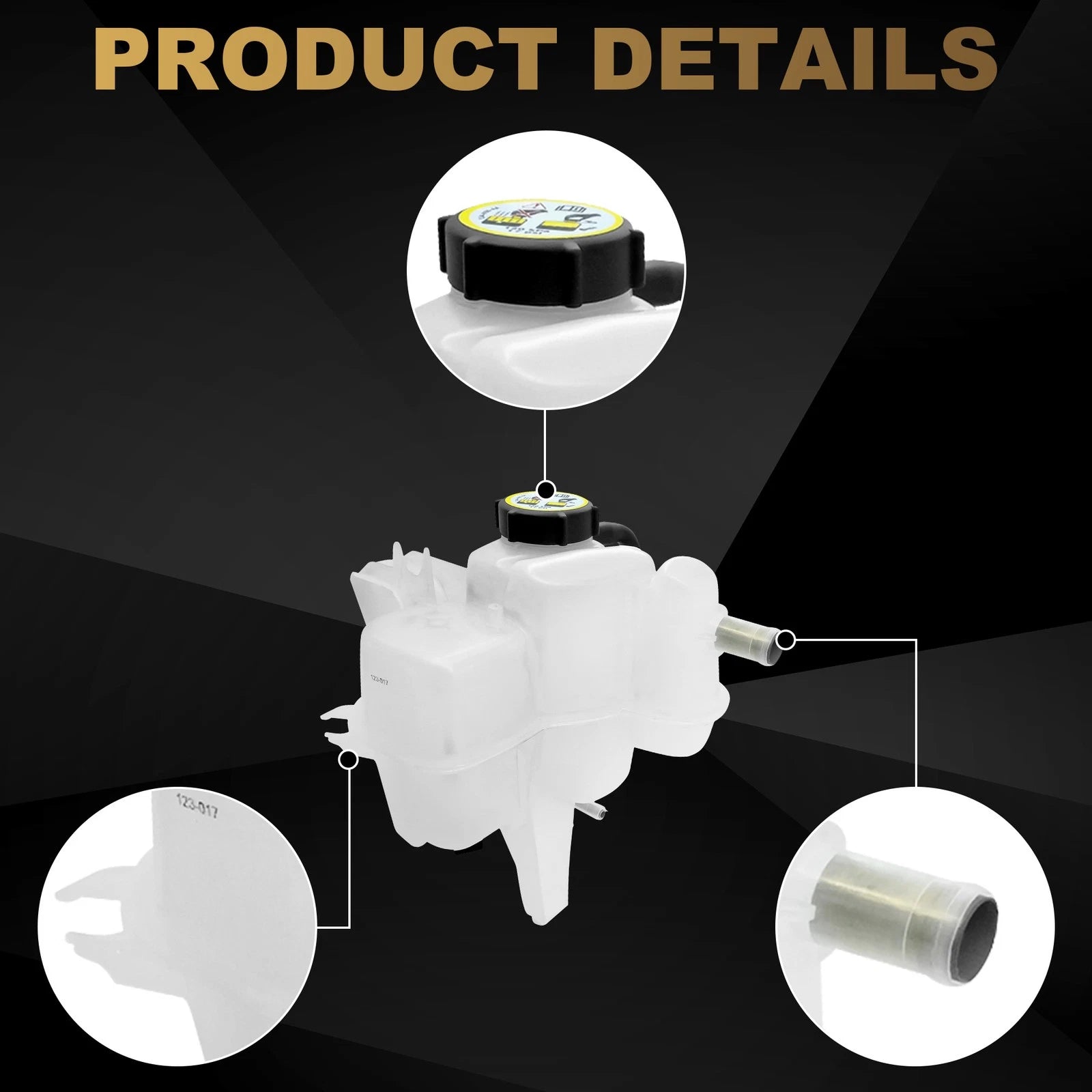 Coolant Overflow Bottle for Ford Escape Mercury Mariner (2001-2012)