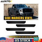 Precut Smoke Tint Side Marker Vinyl Decals for GMC Sierra HD 2500 3500 (2024–2025)