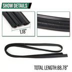 Set of 4 Door Window Trim Molding Seals for Suzuki Samurai