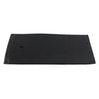 Black Leather Gas Tank Panel Bib for Harley (No Design, Smooth)