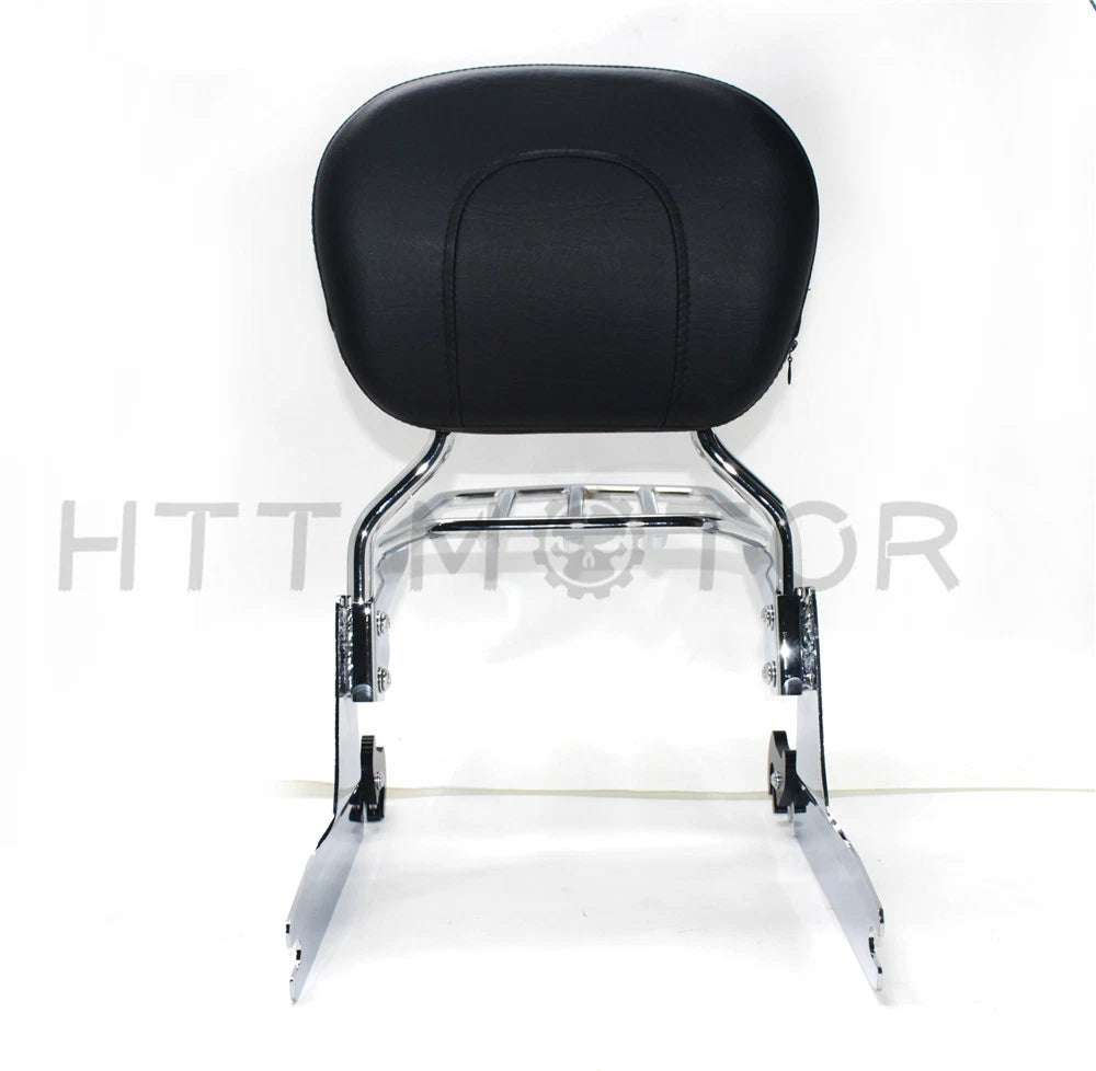 Detachable Sissybar Backrest Luggage Rack for Harley FXST FXSTB FXSTS (2006–2017)