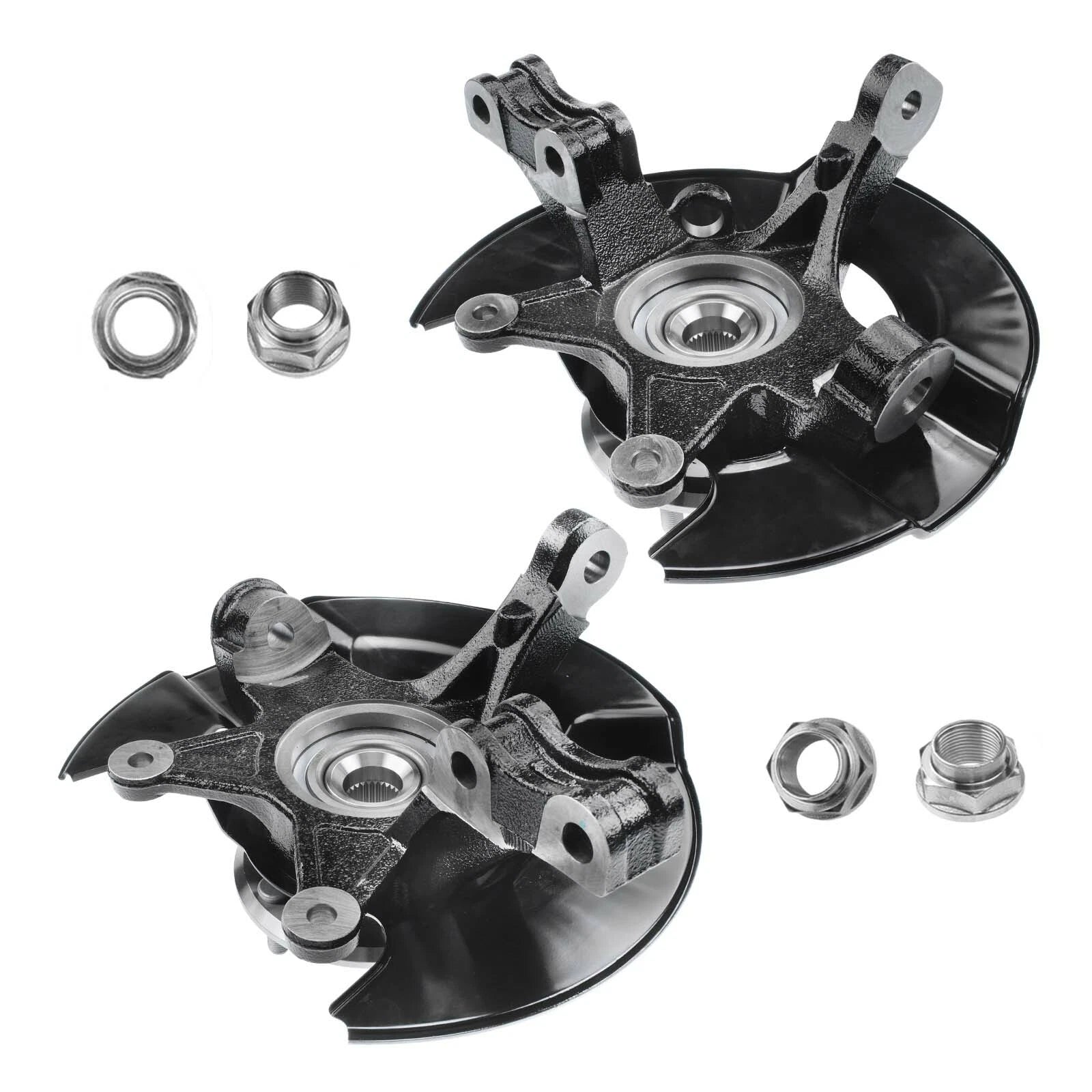 Front Steering Knuckle & Hub Bearing Pair for Honda Pilot (2003-2004)