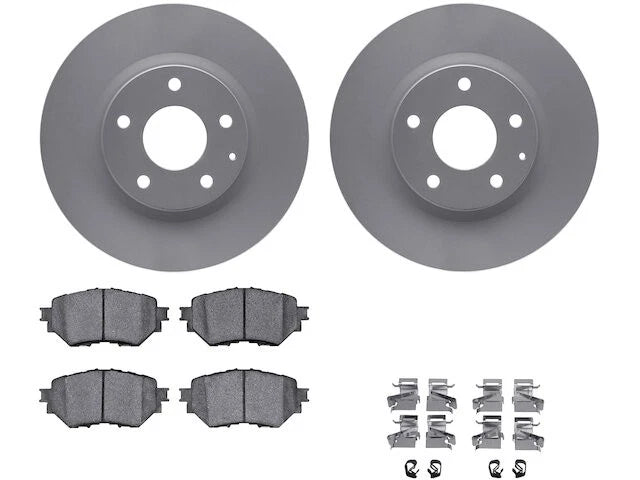 Front Brake Pad and Rotor Kit for Mazda 3 Sport (2017–2018) PJ593GR