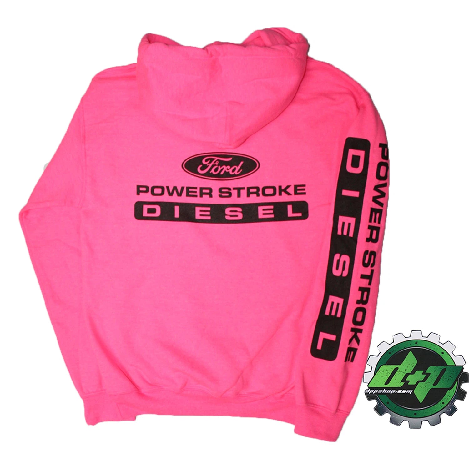 2X Pink Hoodie for Ford Powerstroke Diesel
