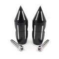 2 1/4" Black Spike Handlebar Risers for Harley Softail Dyna Sportster (Custom)