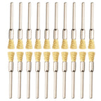 20Pcs 5mm Brass Rotary Wire Wheel Brushes for Power Drill Tool