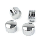 4 x Chrome Spark Plug Head Bolt Cap Covers for Harley Twin Cam (1999-2017)
