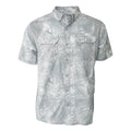 Gillz Flex Mesh Woven Shirt for Men - High Rise Grey Grunge (Medium) GMWSS