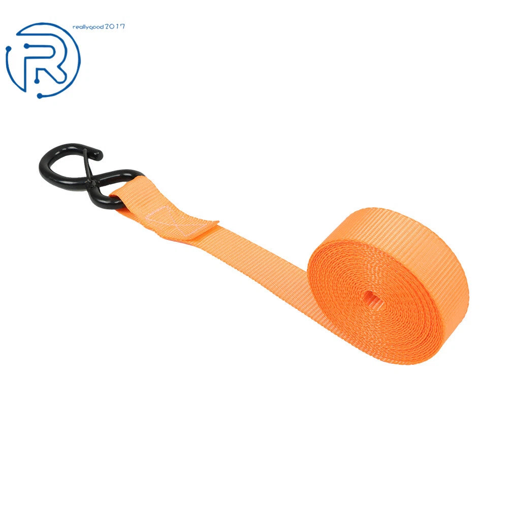 4X 1 Inch Ratchet Straps 15 Ft 2200 Lb for Truck Tie Downs