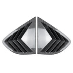 Carbon Fiber Rear Window Louver Shutter Cover Trim for BMW X4 F26 (2014–2018)
