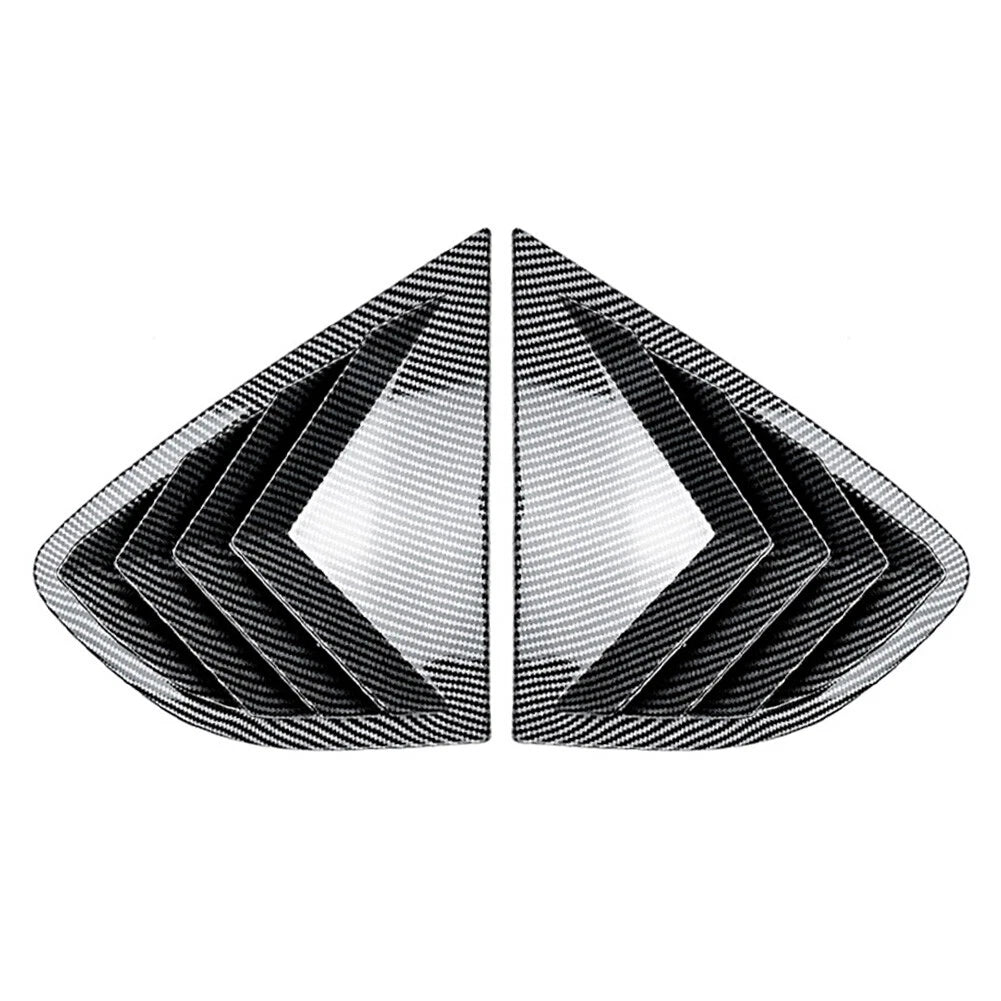 Carbon Fiber Rear Window Louver Shutter Cover Trim for BMW X4 F26 (2014–2018)