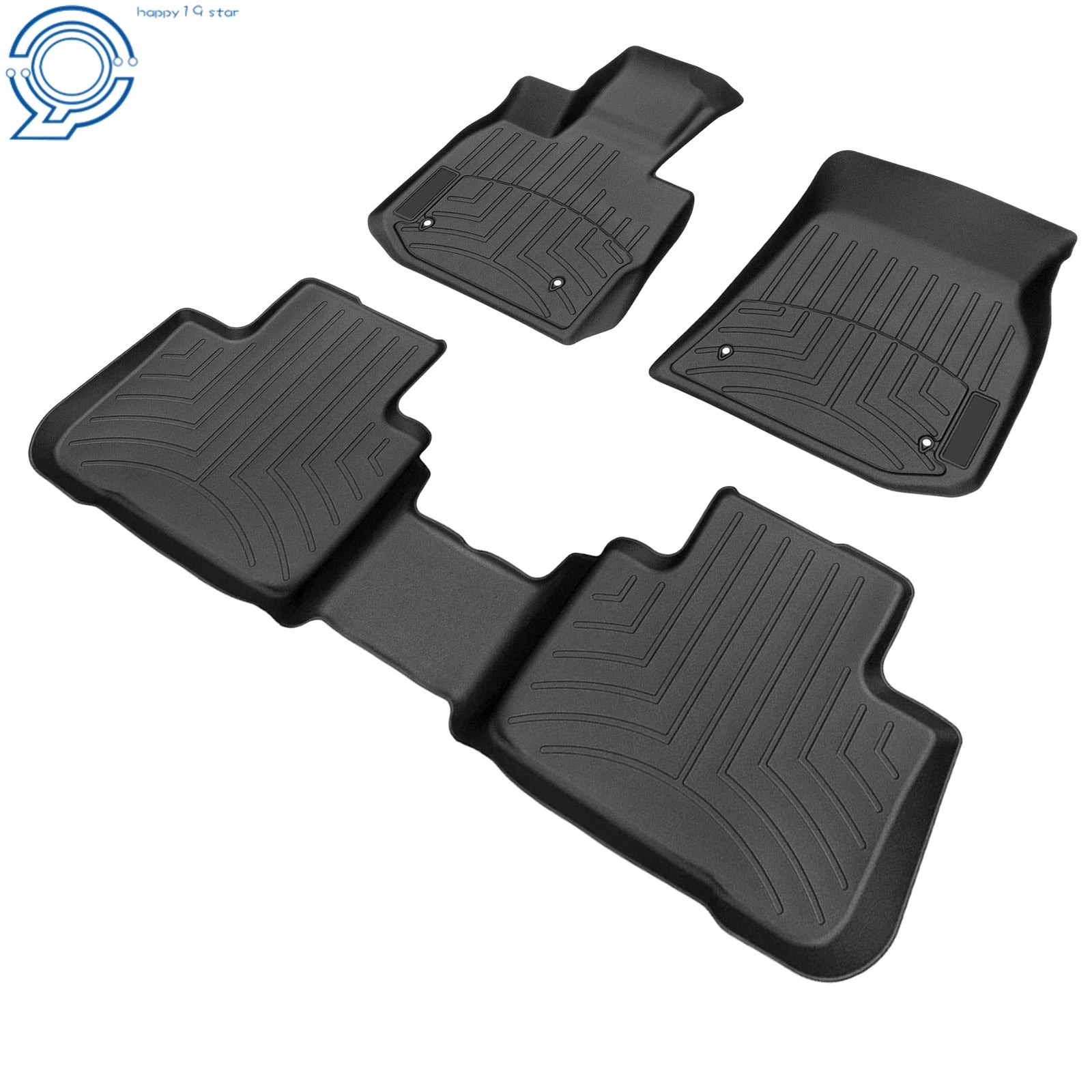 Set of 4 Floor Mats Cargo Liner for BMW X3 G01 (2018–2024) X4 G02 (2019–2024)