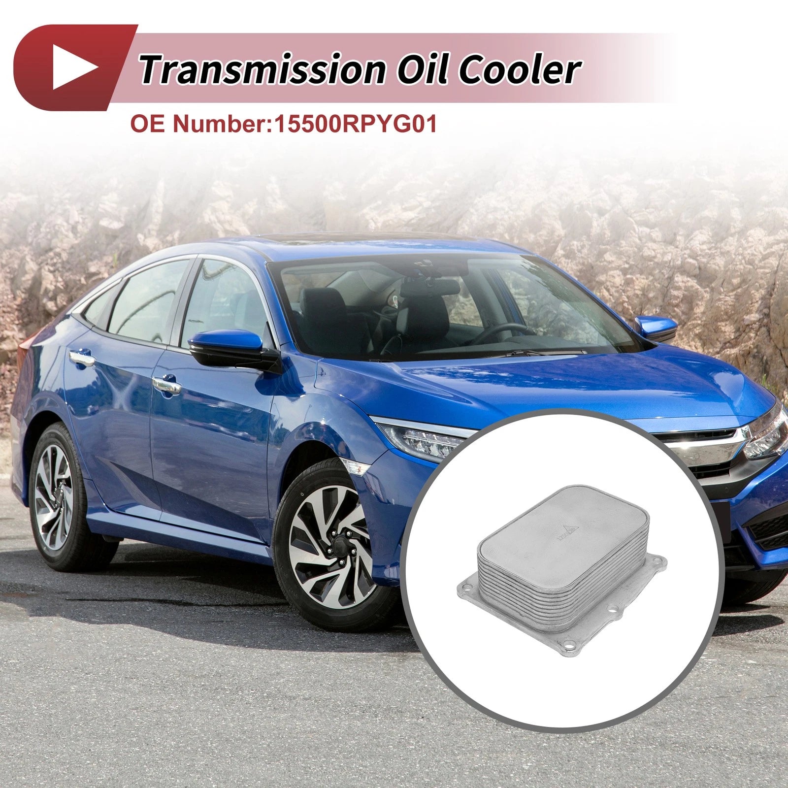Engine Oil Cooler for Honda Civic (2017–2023) L4 2.0L No. 15500RPYG01