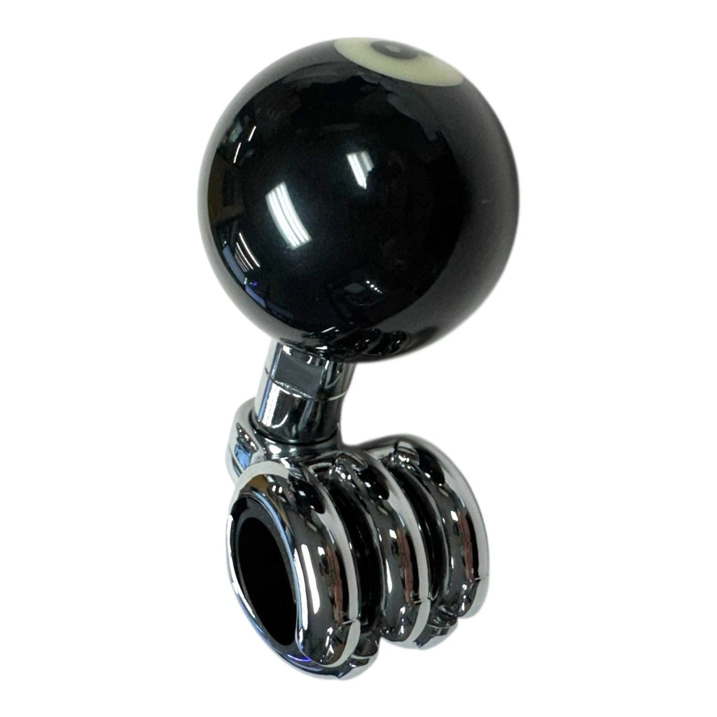 Steering Wheel Spinner Knob for Black 8 Pool Ball Model (Universal)