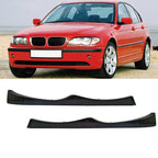 2X Headlight Eyebrow Eyelid Cover Trim for BMW E46 325i 325xi (1998–2006)
